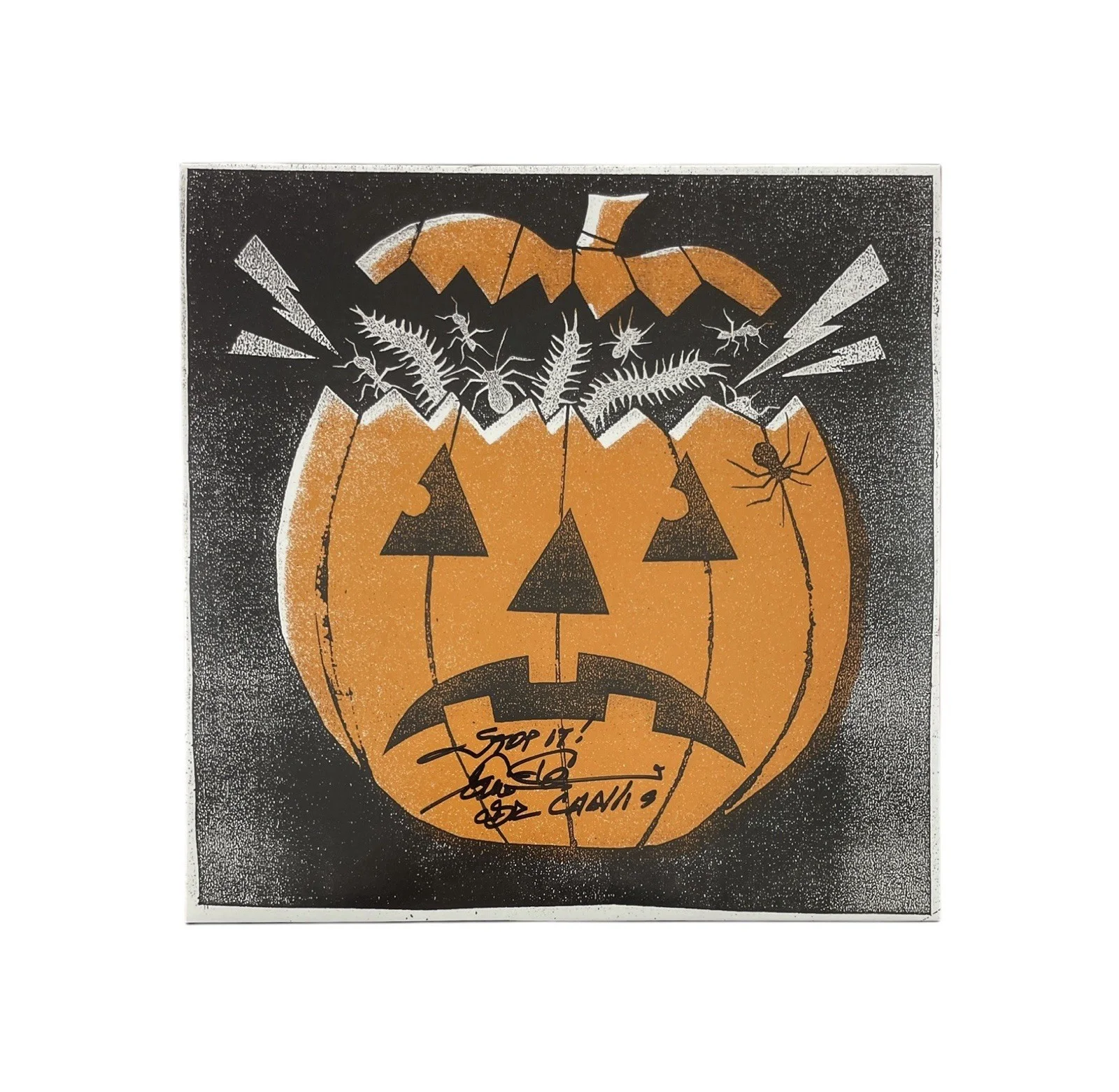 Tom Atkins — Halloween III The Season Of The Witch Signed Mondo Soundtrack Album Tom Atkins, изображение 2