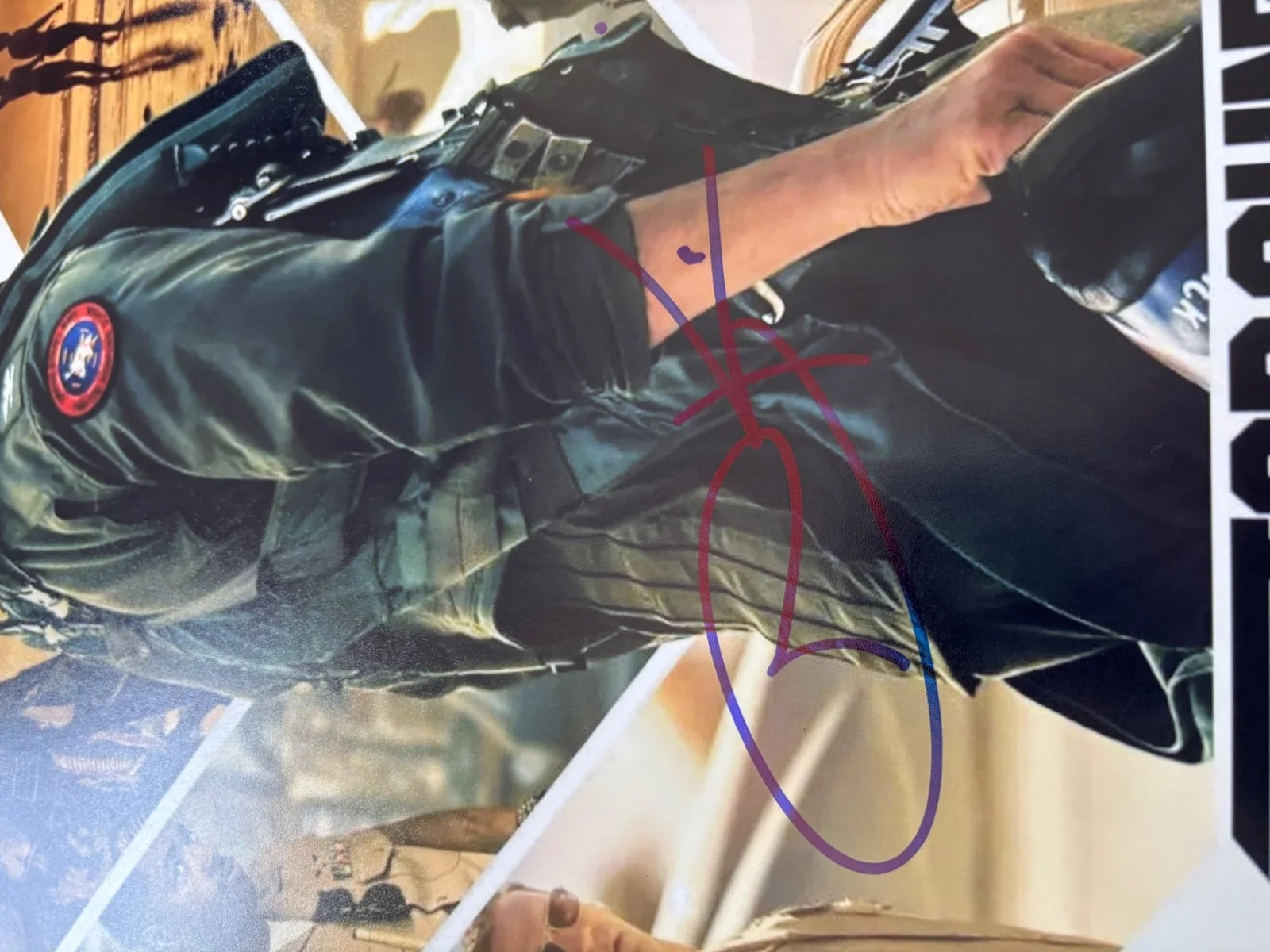 DIRECTOR JOSEPH KOSINSKI SIGNED TOP GUN MAVERICK 12X18 MOVIE POSTER PHOTO F1 BAS, изображение 2