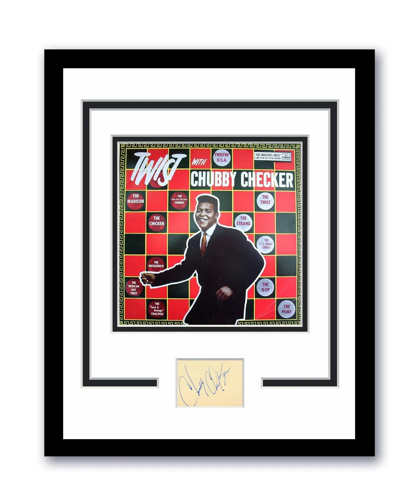 Chubby Checker — Chubby Checker Autographed Signed 11x14 Framed Photo The Twist ACOA