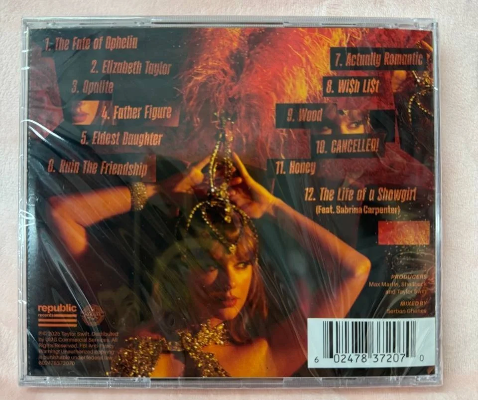 Taylor Swift The Life Of A Showgirl Signed CD SEALED - Includes Signed Photo #1., изображение 2