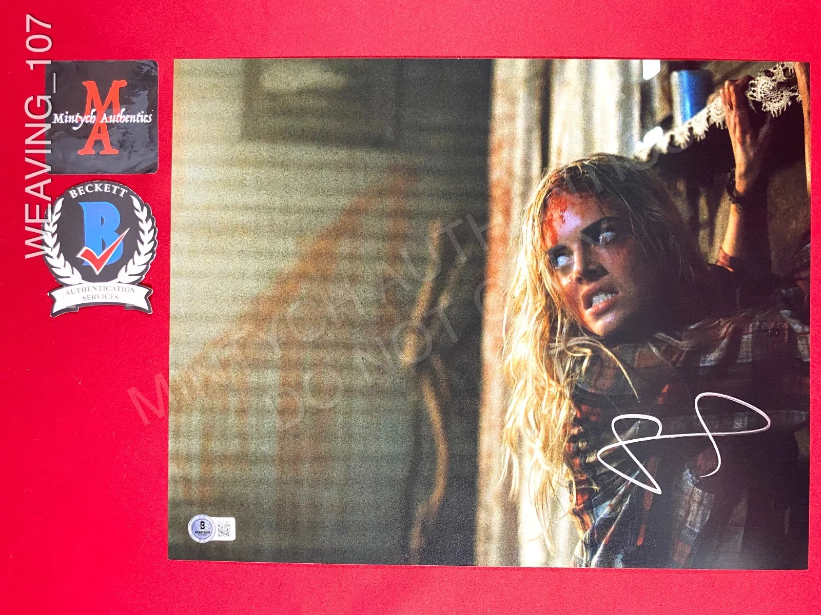 Samara Weaving — Samara Weaving autographed signed Ready or Not 11x14 photo Beckett COA