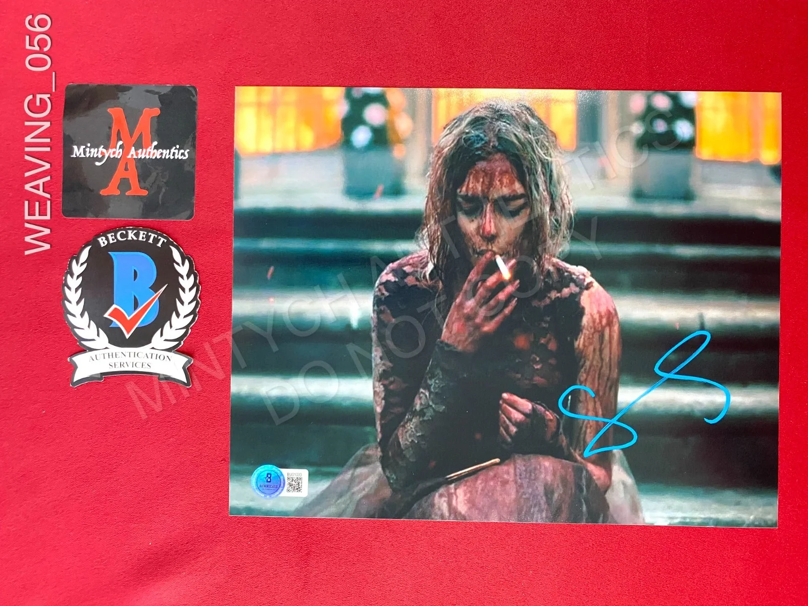 Samara Weaving — Samara Weaving autographed signed Ready or Not 8x10 photo Beckett COA