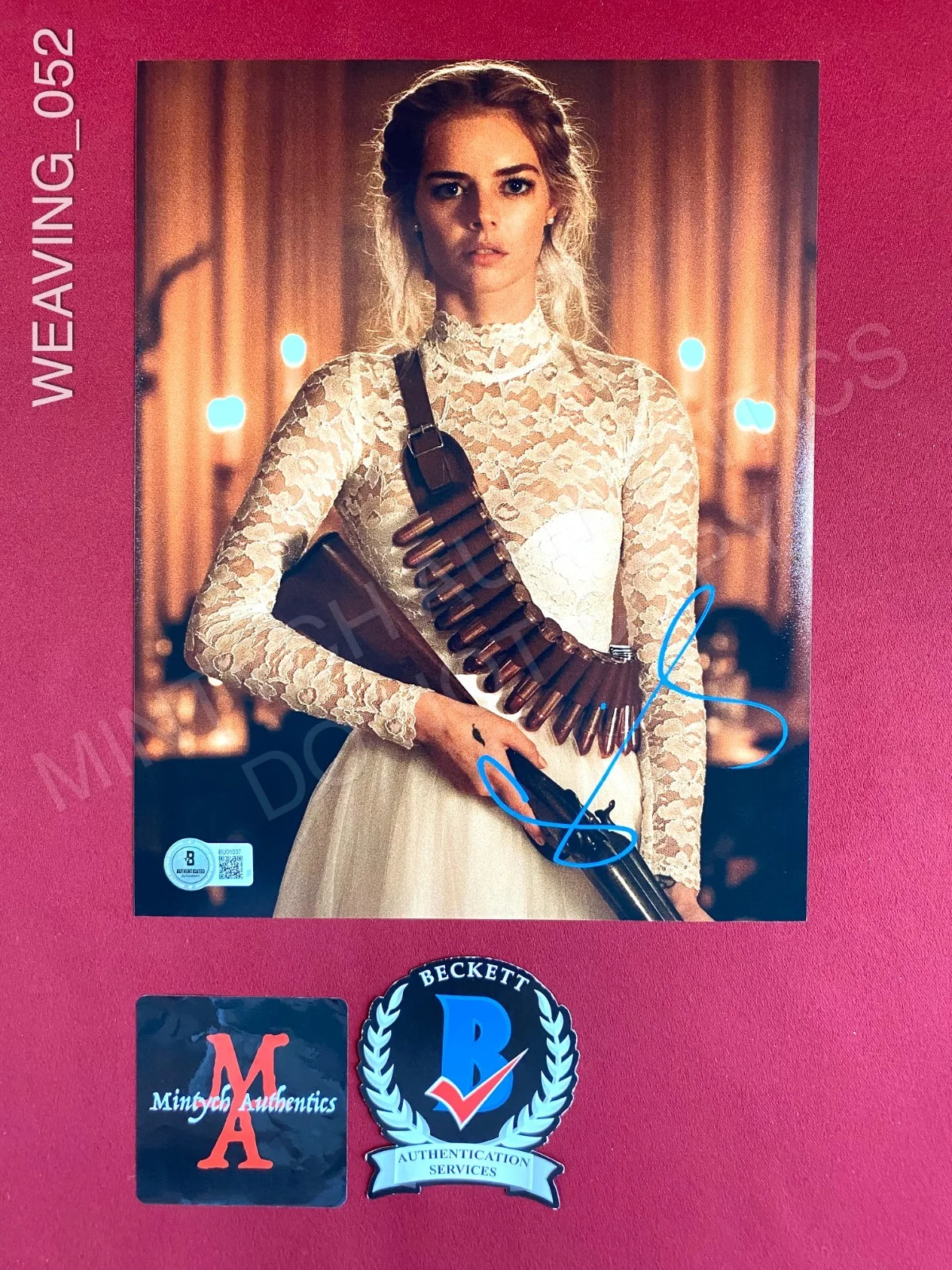 Samara Weaving — Samara Weaving autographed signed Ready or Not 8x10 photo Beckett COA
