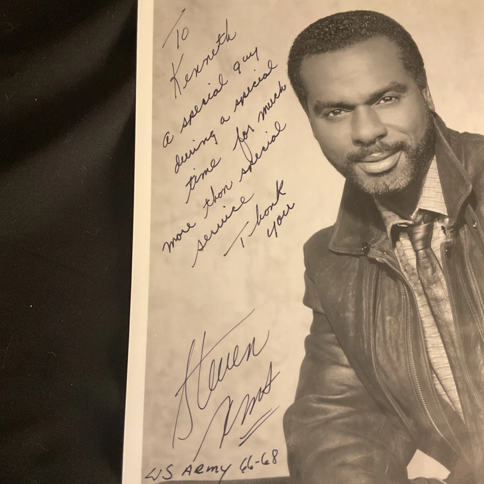 Steven Williams — Steven Williams Signed Autographed 8x10 Photo 21 Jump Street X-Files Equalizer, image 2