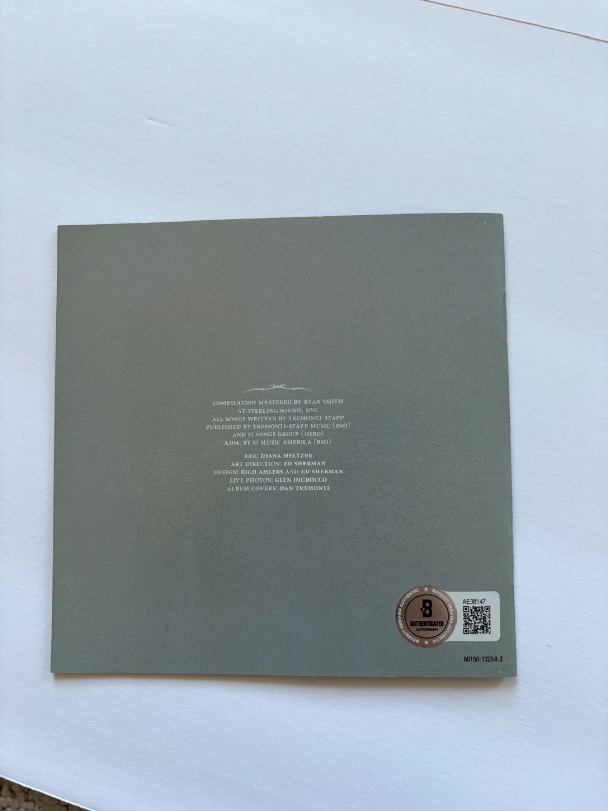 CREED FULL BAND SIGNED GREATEST HITS CD COVER FRAMED SCOTT STAPP +3 HIGHER BAS, image 3