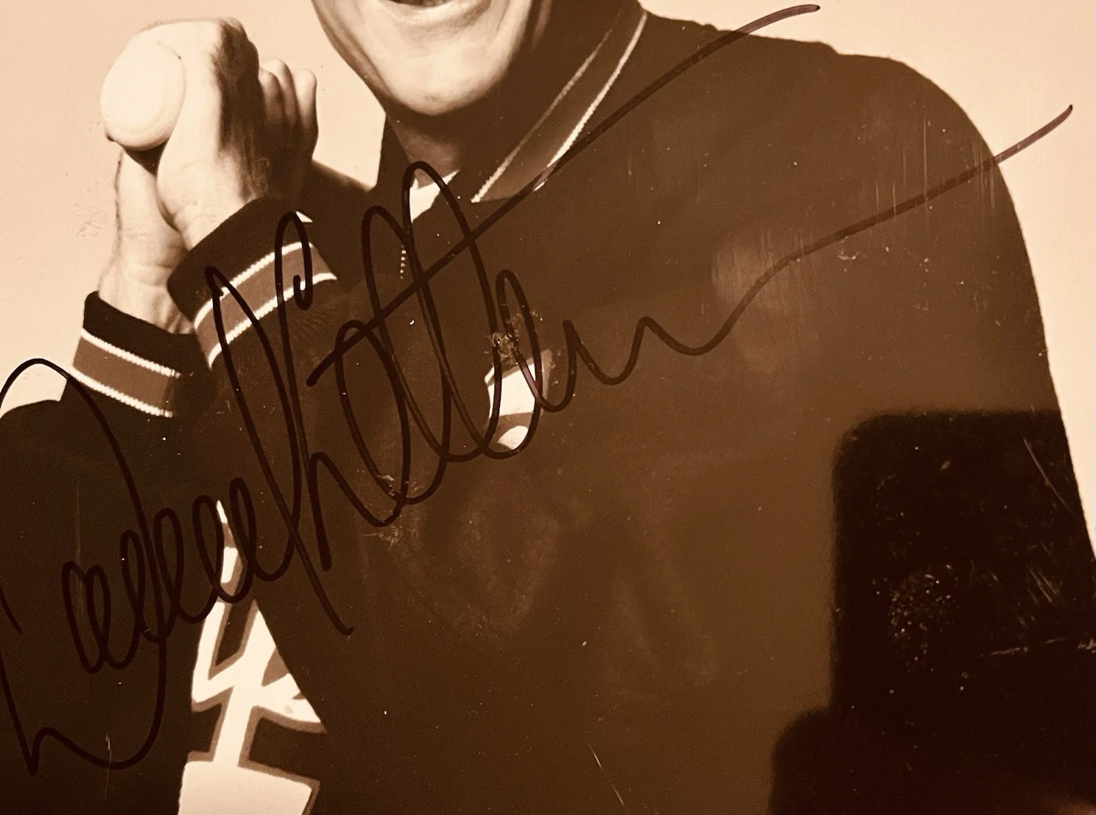 David Letterman — David Letterman / Hand Signed-Autographed / 8” X 10” B & W Photograph /VERY RARE, image 2