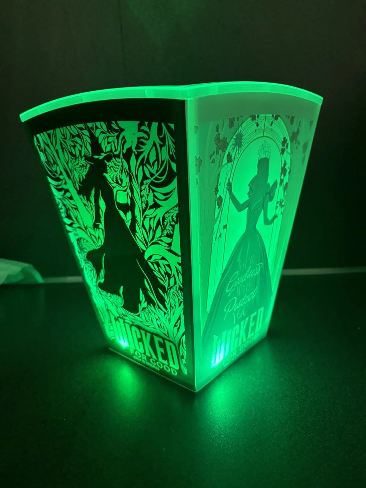 Wicked For Good Cineworld LED Popcorn Bucket - BRAND NEW, image 2