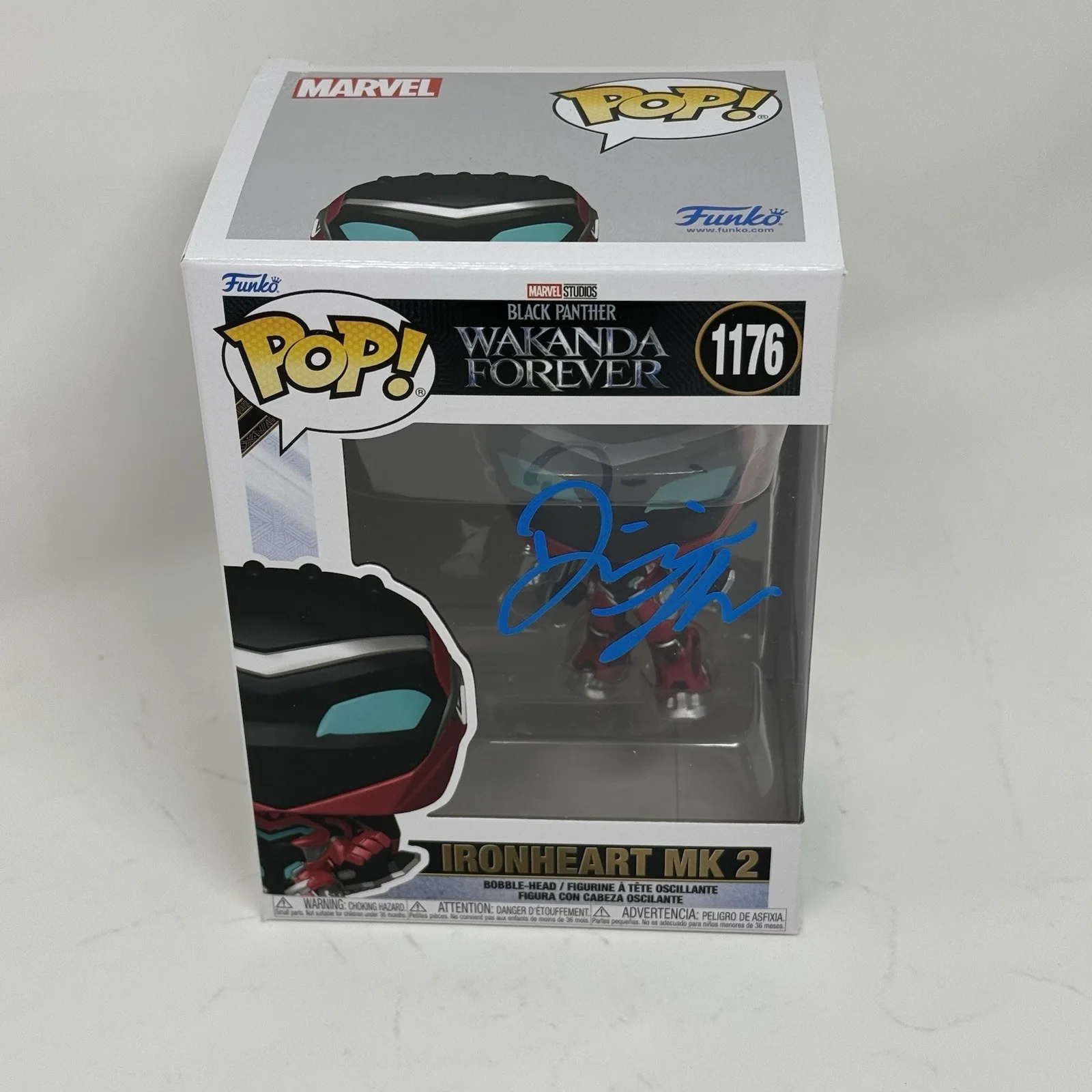 Dominique Thorne — Dominique Thorne Signed Black Panther Ironheart MK 2 Funko Pop Marvel BAS COA, изображение 3