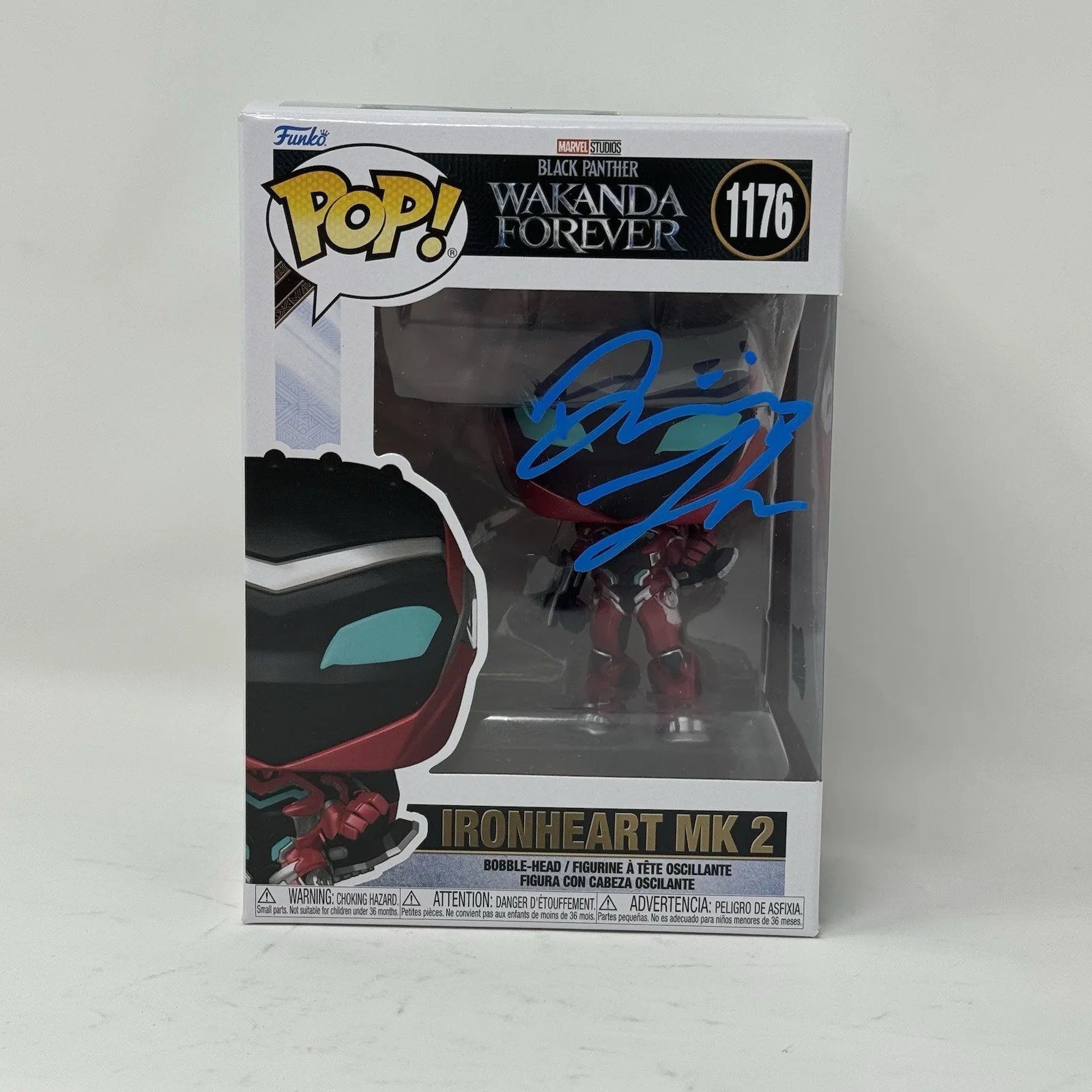 Dominique Thorne — Dominique Thorne Signed Black Panther Ironheart MK 2 Funko Pop Marvel Beckett, image 2