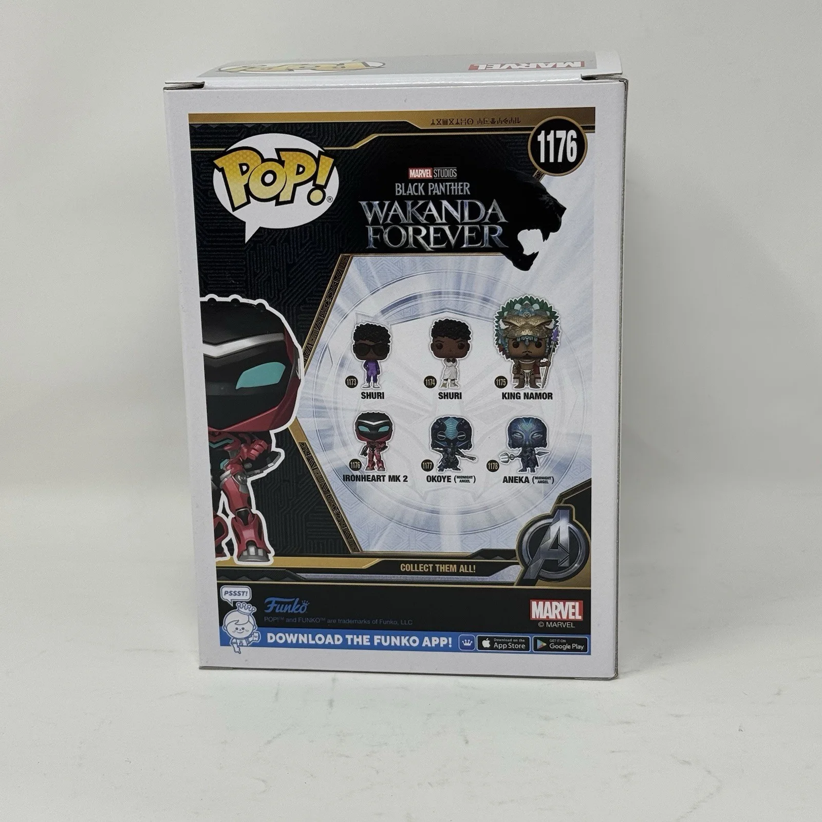 Dominique Thorne — Dominique Thorne Signed Black Panther Ironheart MK 2 Funko Pop Marvel Beckett, image 4
