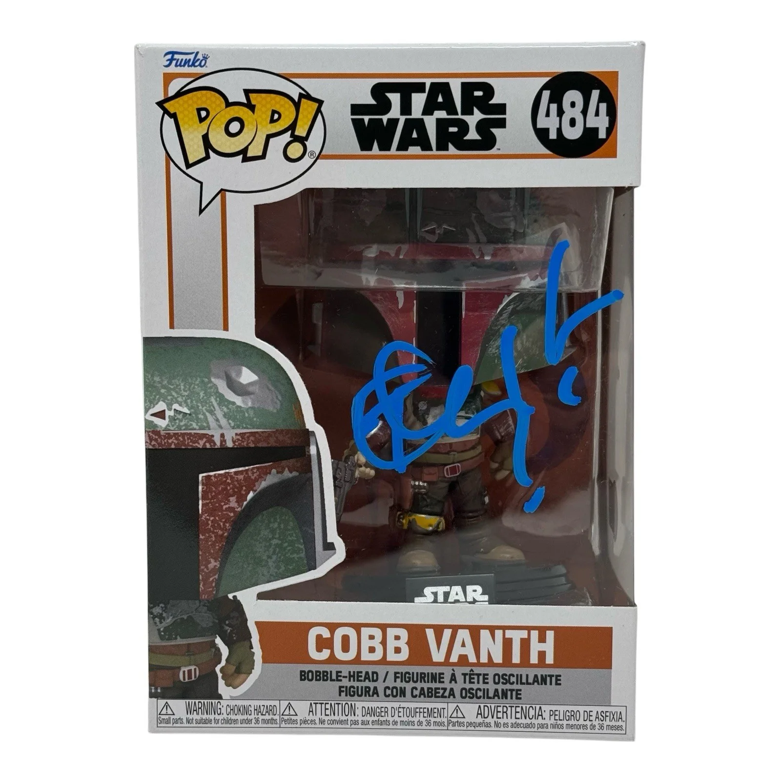 Timothy Olyphant — Timothy Olyphant Signed Star Wars Cobb Vanth Funko Pop 484 Mandalorian BAS COA