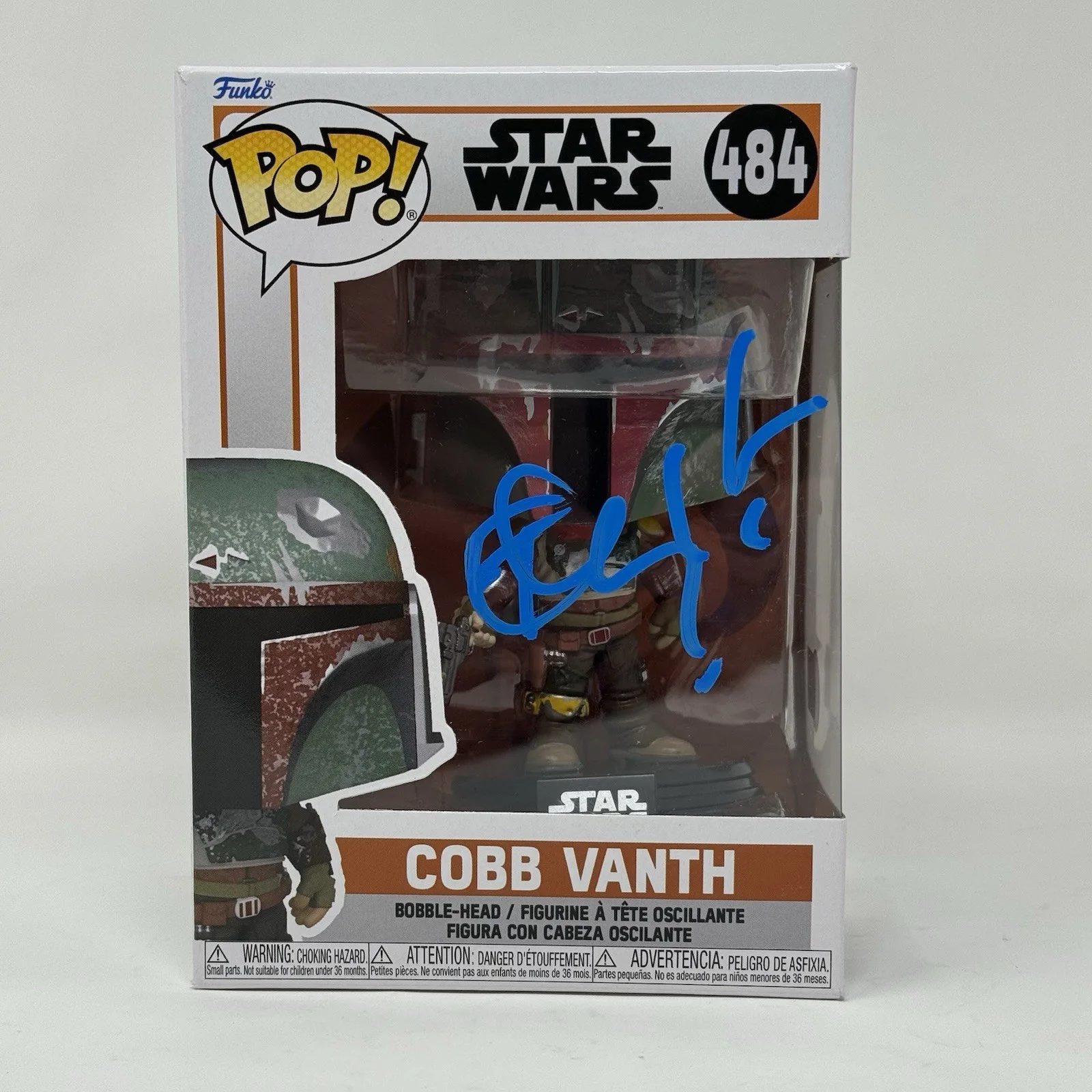 Timothy Olyphant — Timothy Olyphant Signed Star Wars Cobb Vanth Funko Pop 484 Mandalorian BAS COA, изображение 2