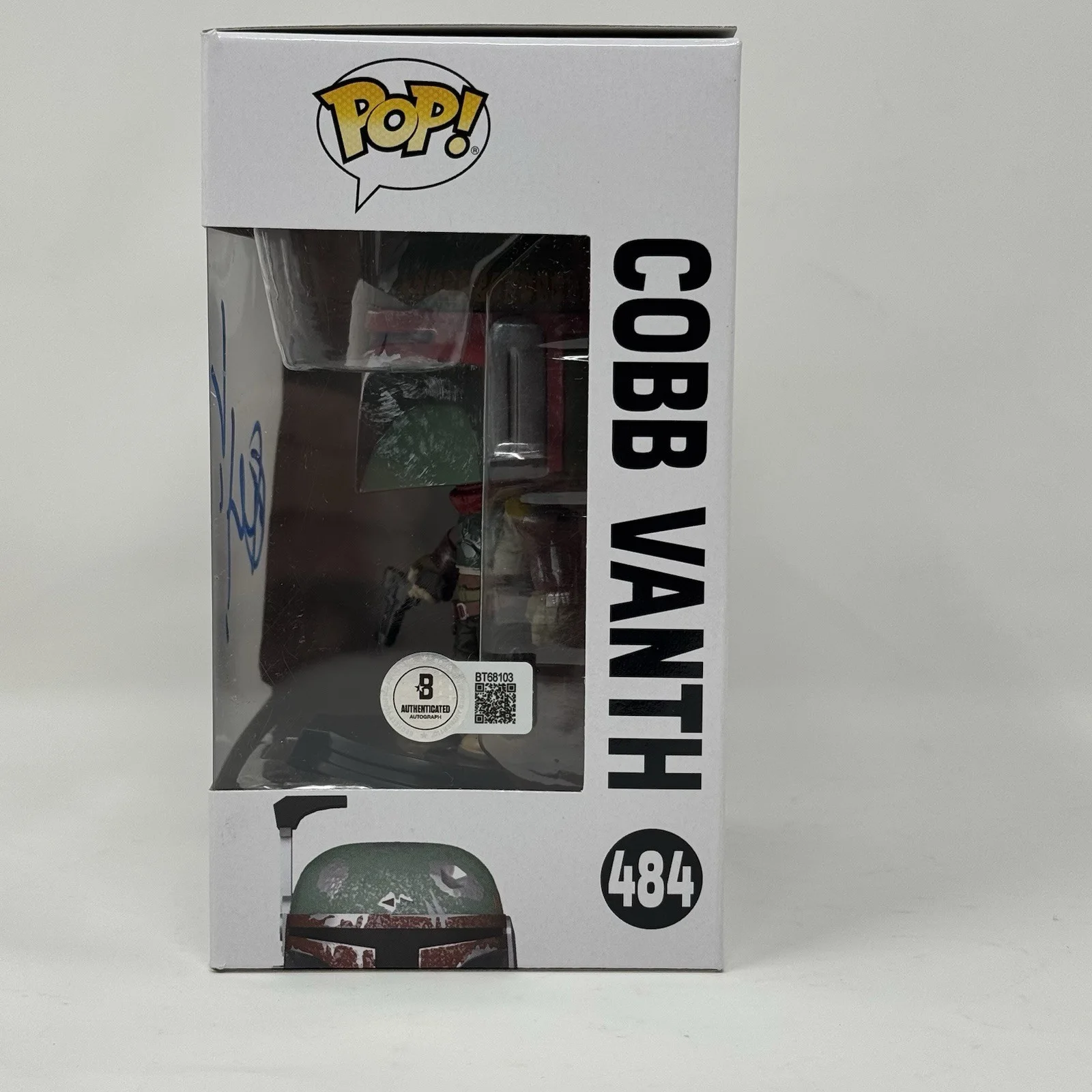 Timothy Olyphant — Timothy Olyphant Signed Star Wars Cobb Vanth Funko Pop 484 Mandalorian BAS COA, изображение 4