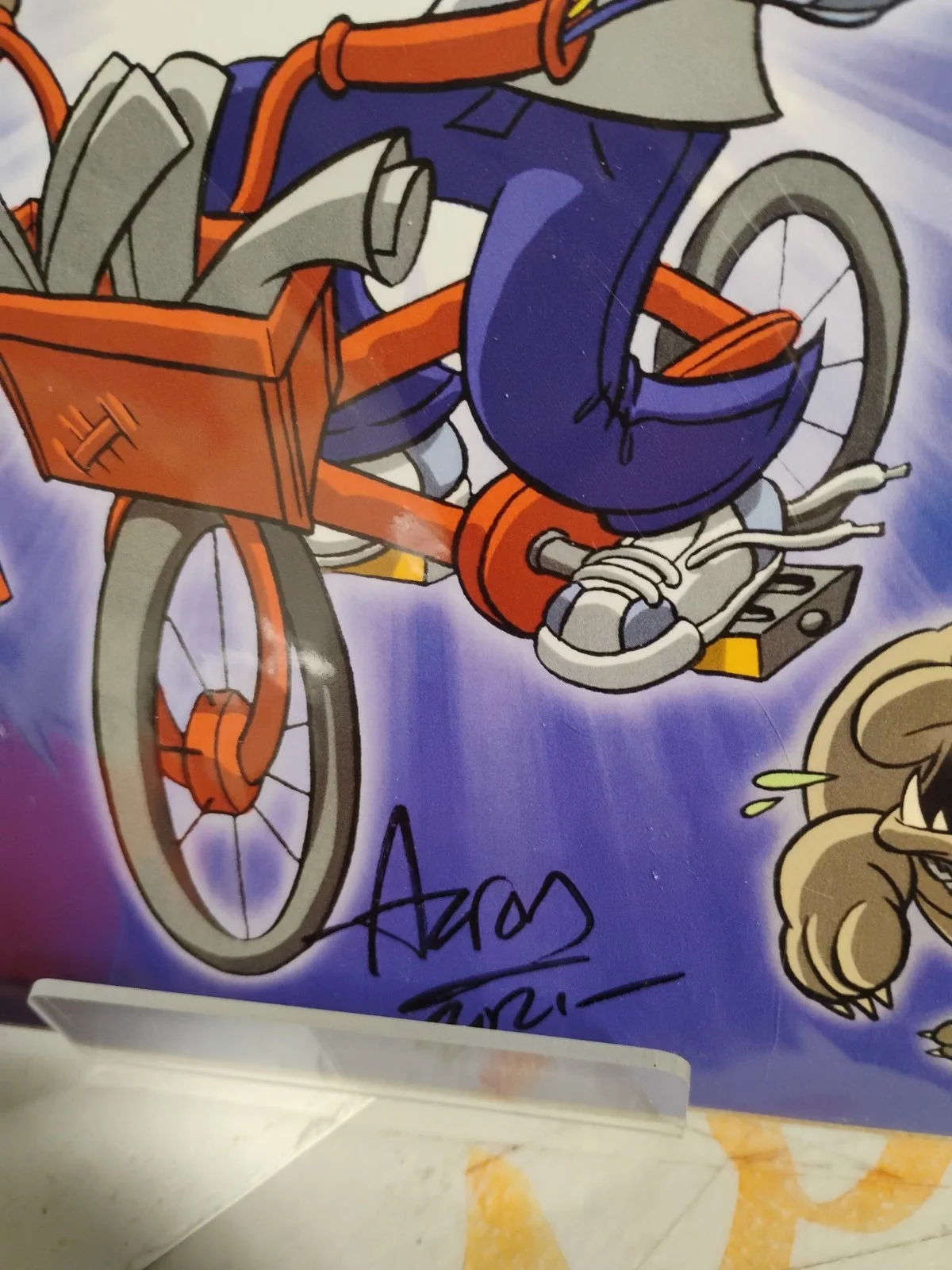 Aaron Hazouri — Paperboy Art Print signed By Aaron Hazouri 8x10 The Bam Box Gamer /2500, изображение 2