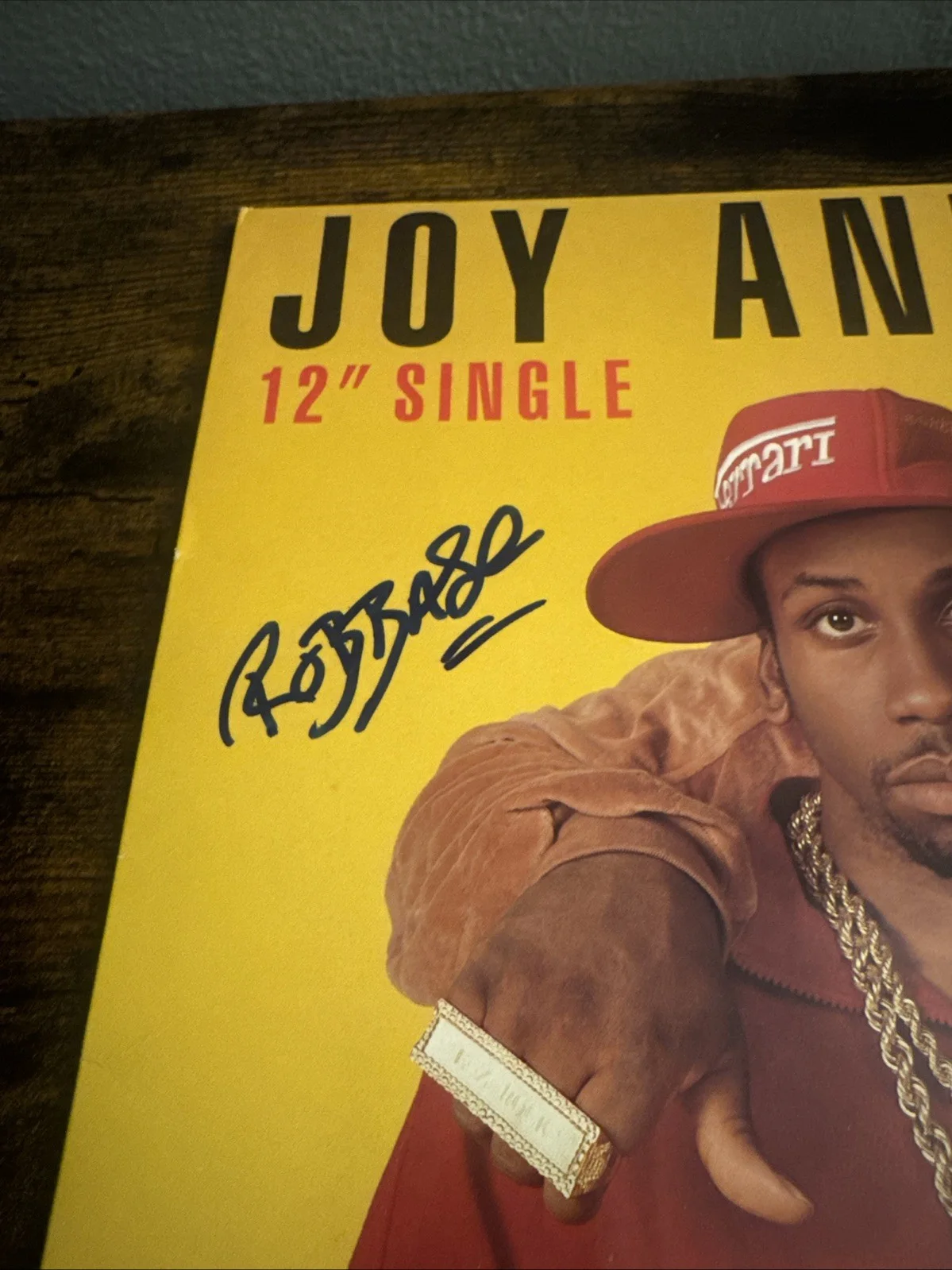 Rob Base Signed Joy And Pain Remix 12" Vinyl Record Hip Hop Rap Beckett Coa, image 3
