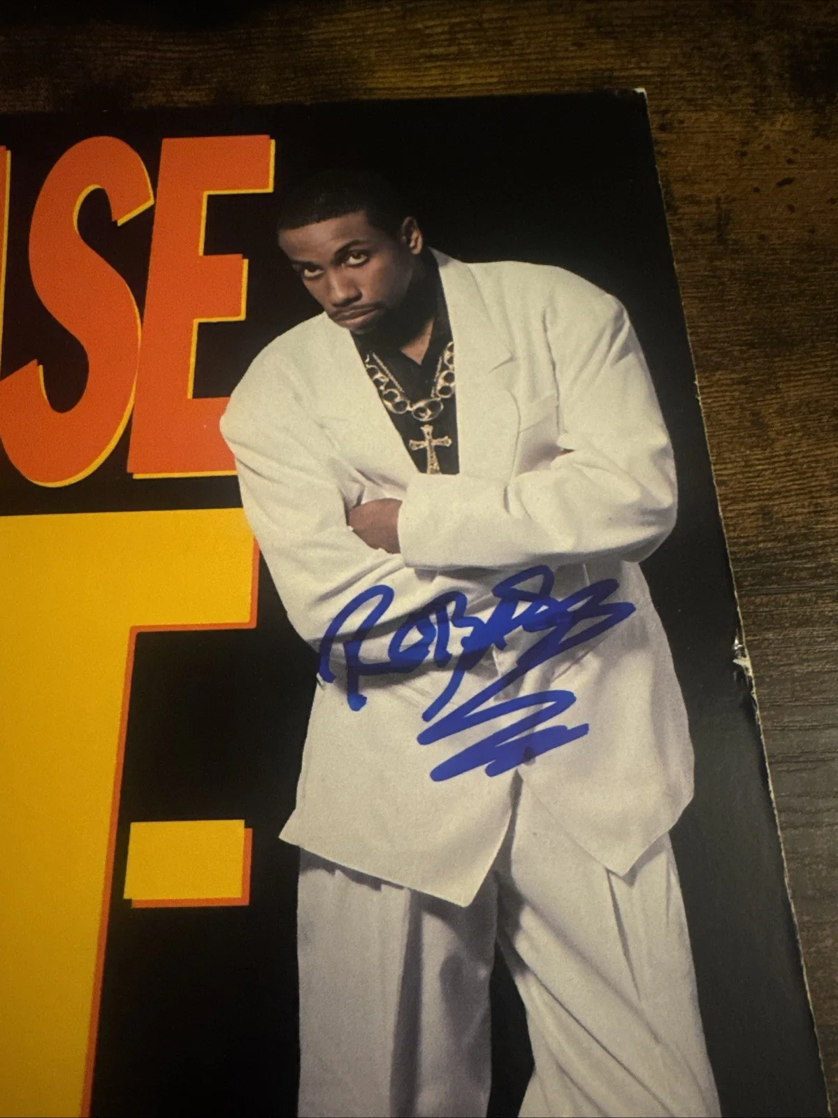 Rob Base Signed Outstanding 12" Vinyl Record Hip Hop Rap Beckett Coa, image 3
