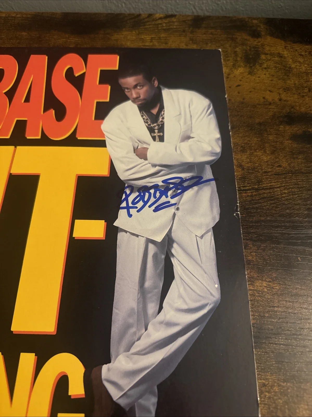 Rob Base Signed Outstanding 12" Vinyl Record Hip Hop Rap Beckett Coa, image 2
