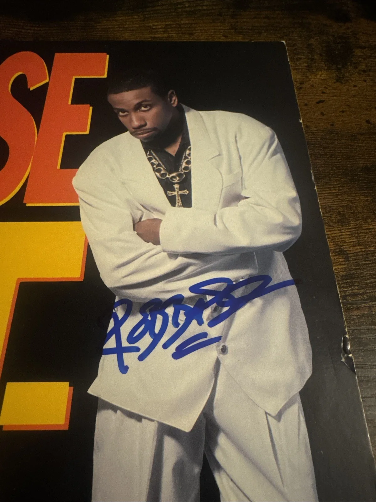 Rob Base Signed Outstanding 12" Vinyl Record Hip Hop Rap Beckett Coa, image 3