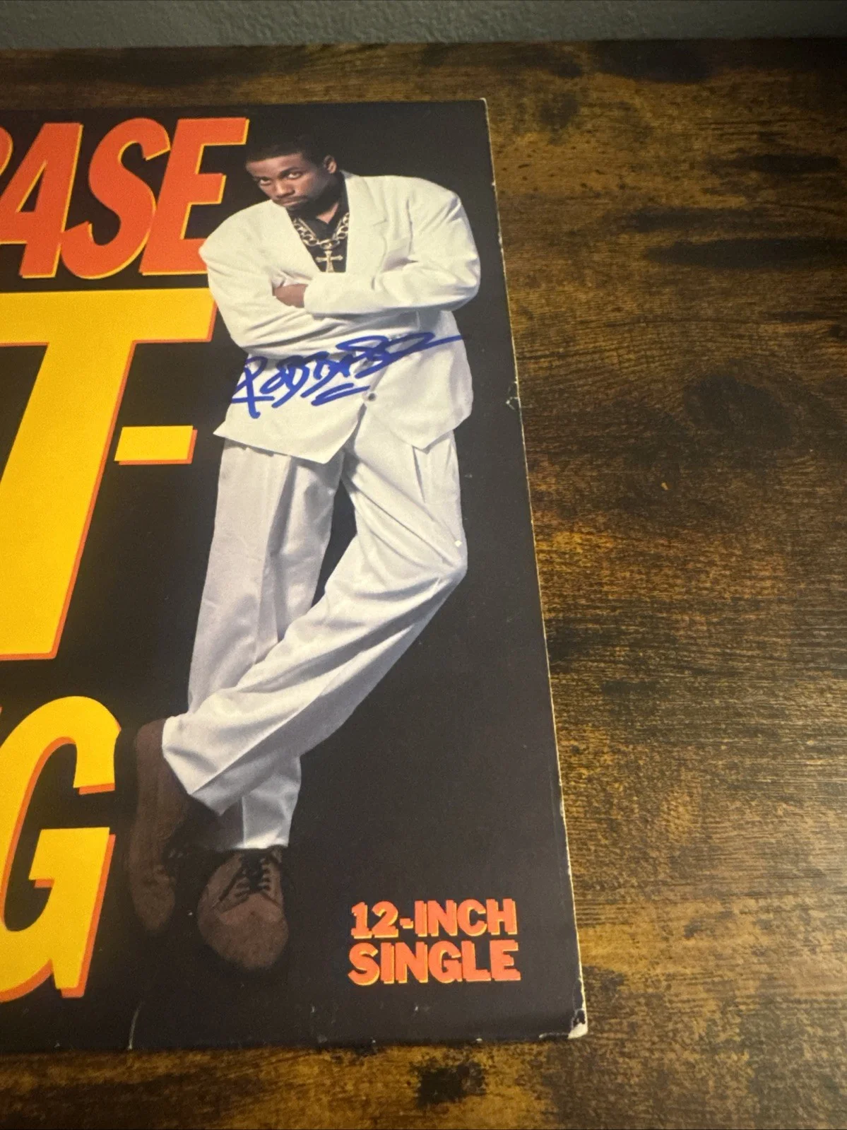 Rob Base Signed Outstanding 12" Vinyl Record Hip Hop Rap Beckett Coa, image 5