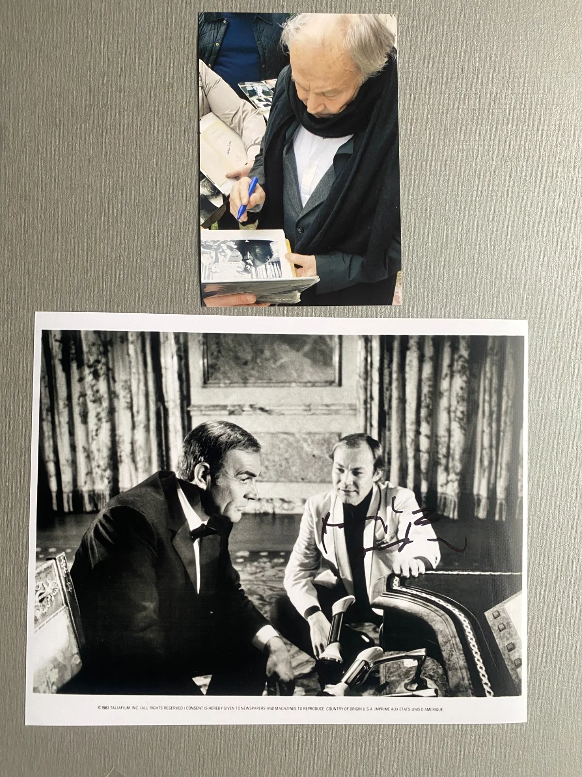 Klaus Maria Brandauer — KLAUS MARIA BRANDAUER "James Bond" signed in person autograph photo 8x10
