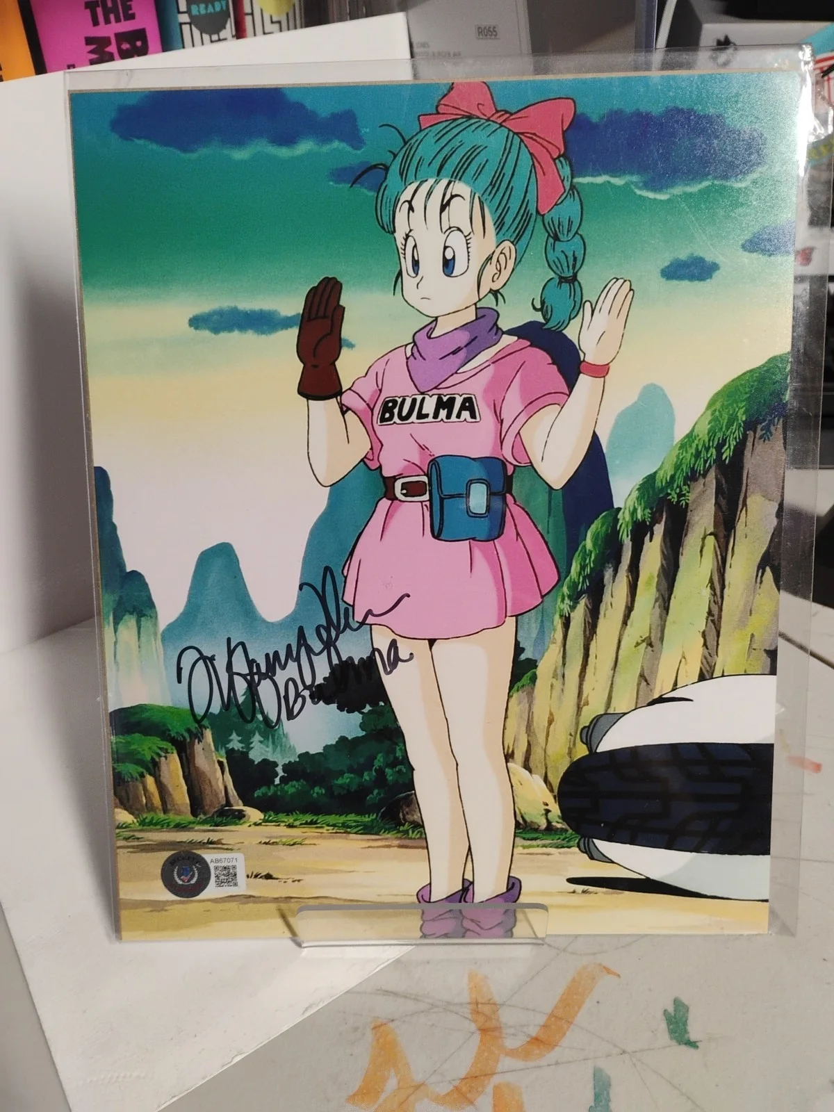 Tiffany Vollmer — Tiffany Vollmer Signed 8x10 Photo – Dragon Ball Z GT Super Bulma – Beckett