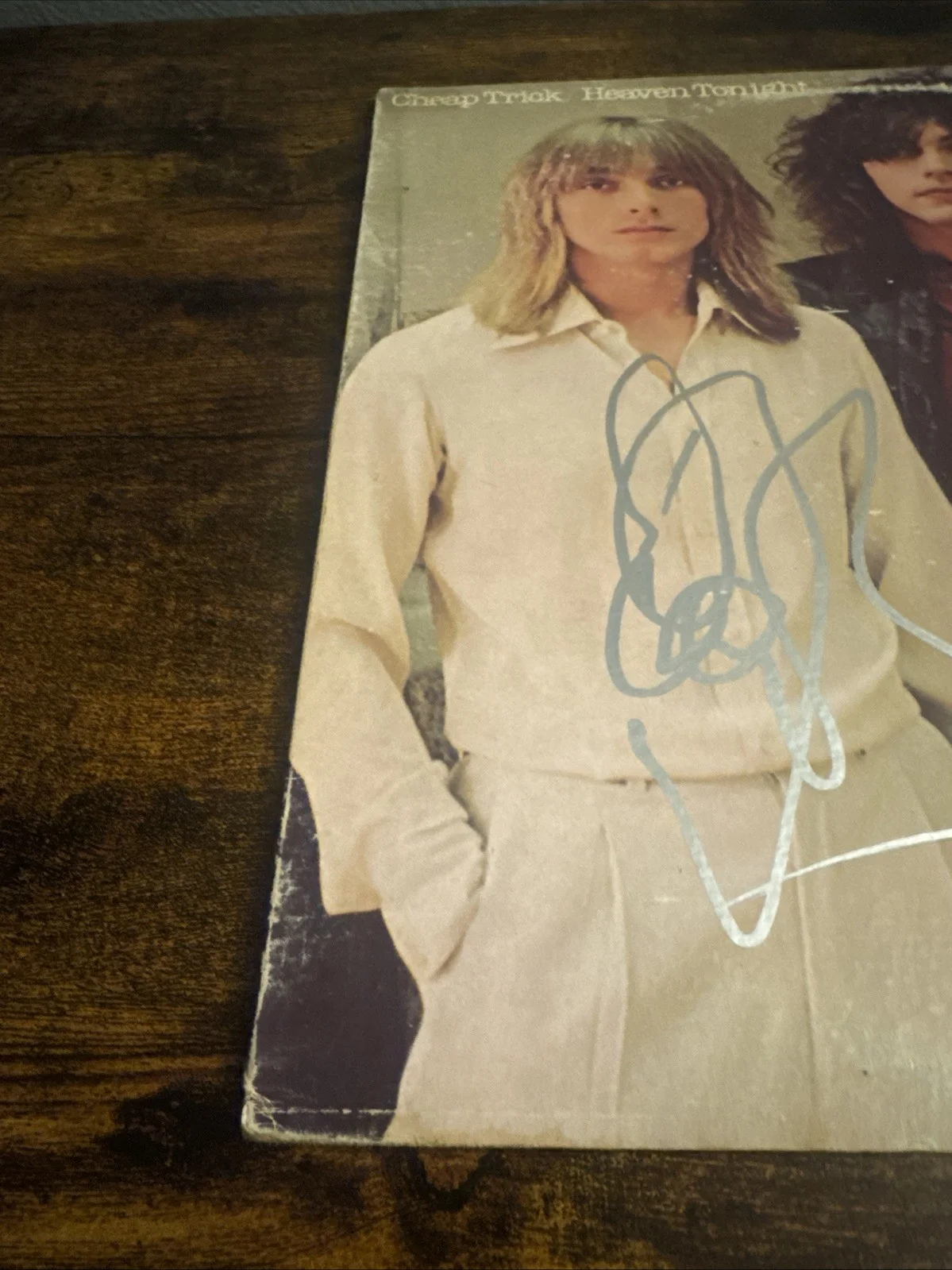Rick Nielsen Signed Autographed Vinyl LP Heaven Tonight Cheap Trick Beckett Coa, image 4