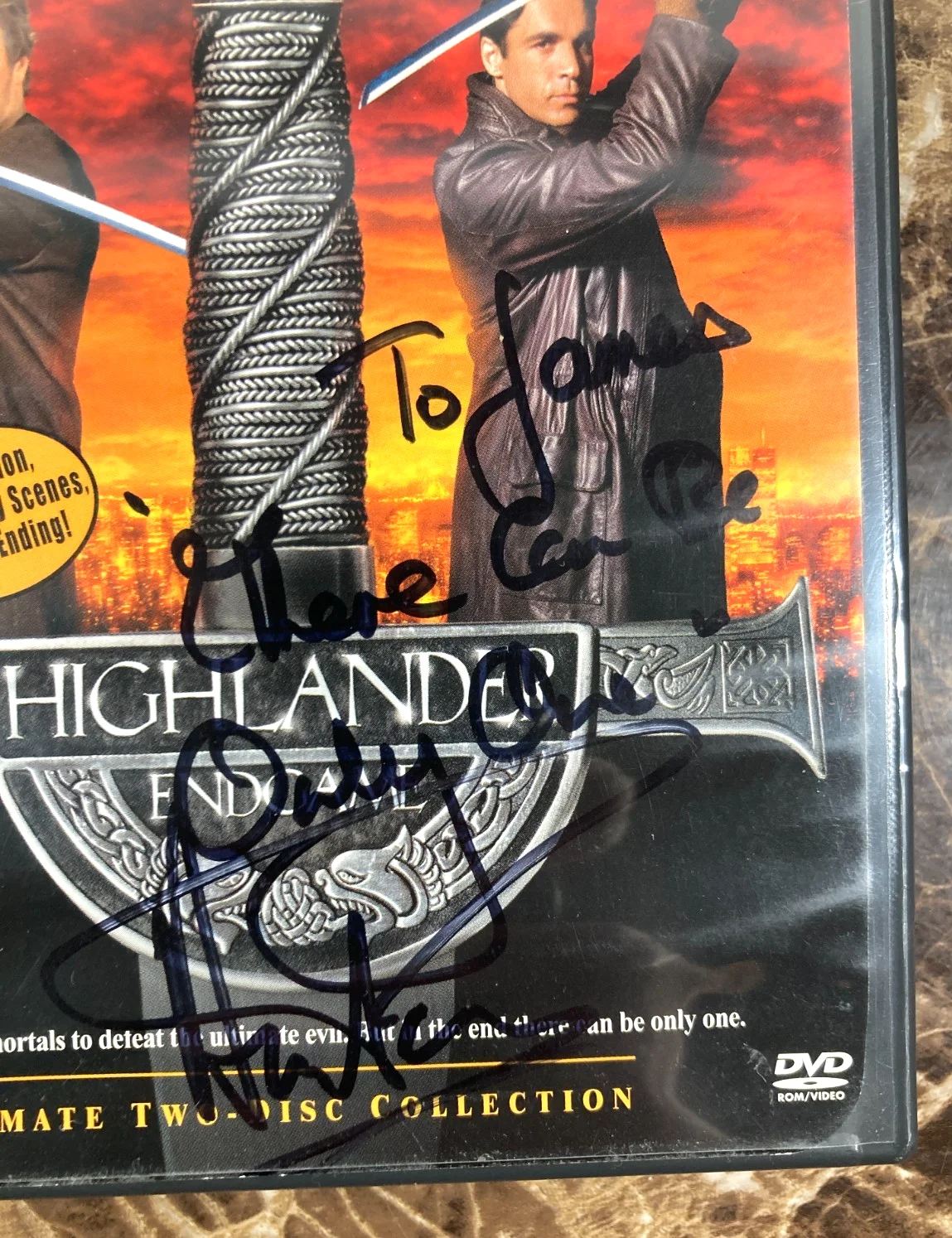 Adrian Paul — Highlander Endgame DVD SIGNED By Adrian Paul Autograph Duncan Macleod 2-Disc, изображение 2