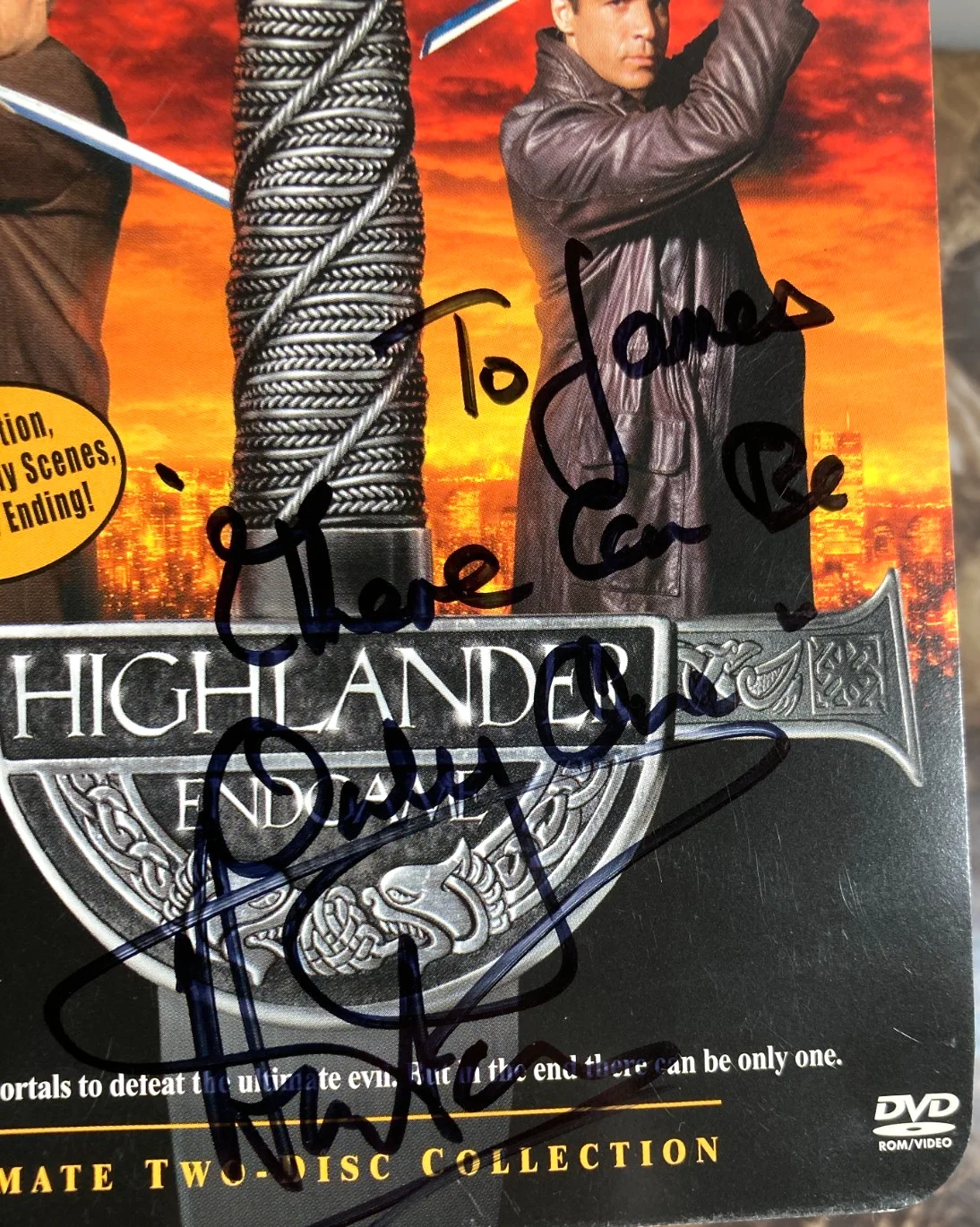 Adrian Paul — Highlander Endgame DVD SIGNED By Adrian Paul Autograph Duncan Macleod 2-Disc, изображение 4