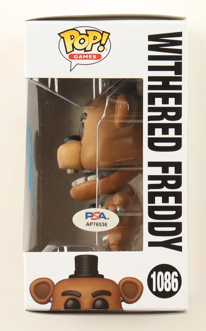 Josh Hutcherson — Josh Hutcherson Signed Five Nights at Freddy's Funko Pop Withered Freddy PSA COA, изображение 4