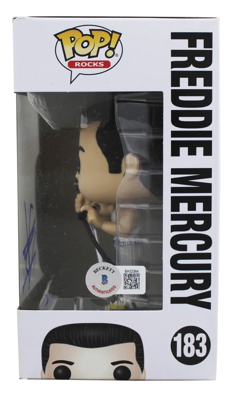 Rami Malek — Rami Malek Bohemian Rhapsody Signed #183 Funko Pop Vinyl Figure BAS #BH32364, image 3