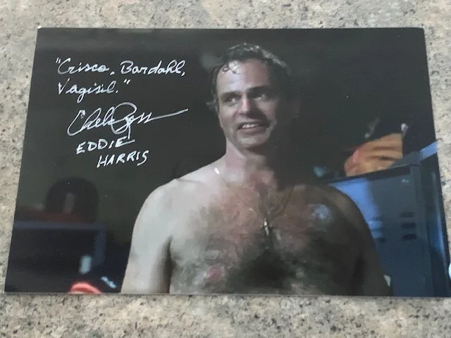 CHELCIE ROSS — CHELCIE ROSS SIGNED "EDDIE HARRIS" MAJOR LEAGUE 5X7 "CRISCO, BARDOHL, VAGISIL"