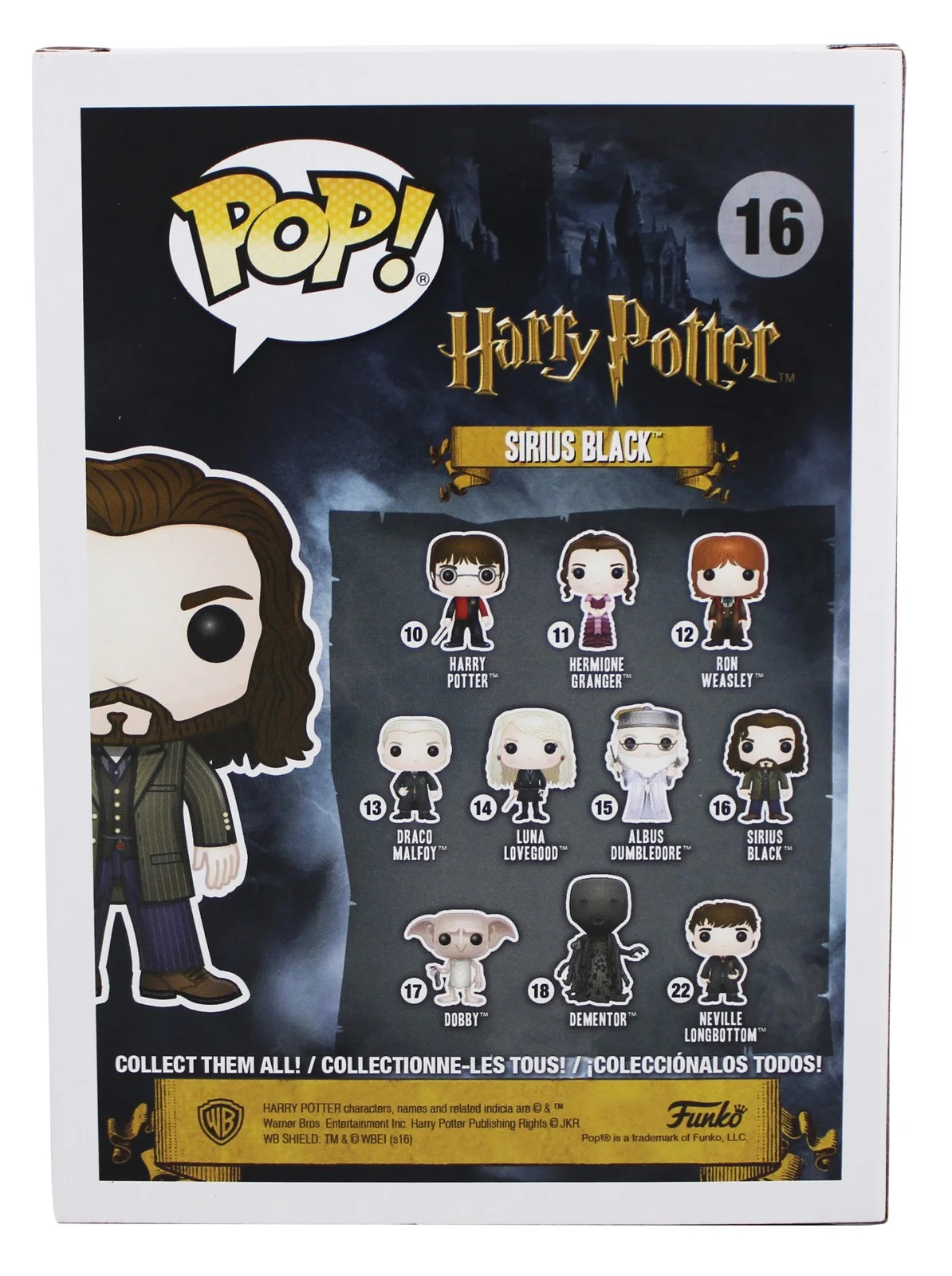 Gary Oldman — Gary Oldman Harry Potter Signed Sirius Black #16 Funko Pop Figure BAS #BR40957, изображение 4