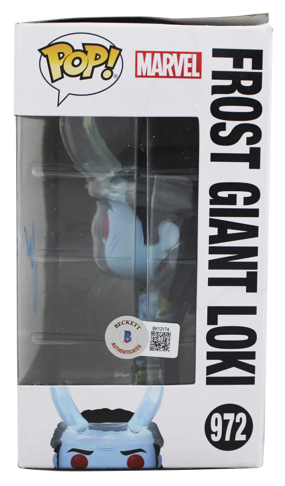 Matt Damon — Matt Damon Thor Ragnarok Signed Loki #972 Funko Pop Vinyl Figure BAS #BK12174, изображение 3