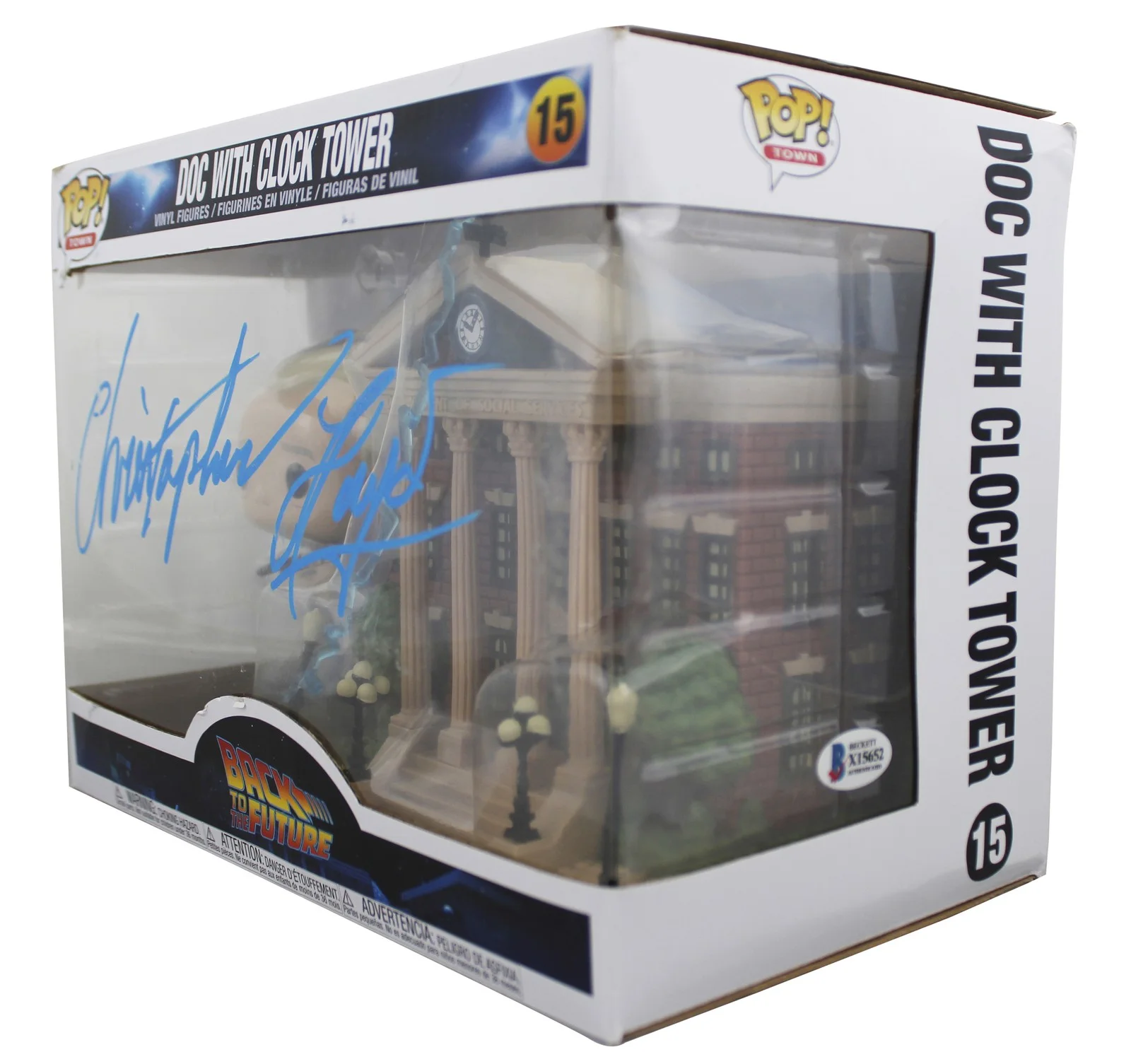Christopher Lloyd — Christopher Lloyd Back To The Future Signed #15 Funko Pop Figure BAS #X15652, image 2
