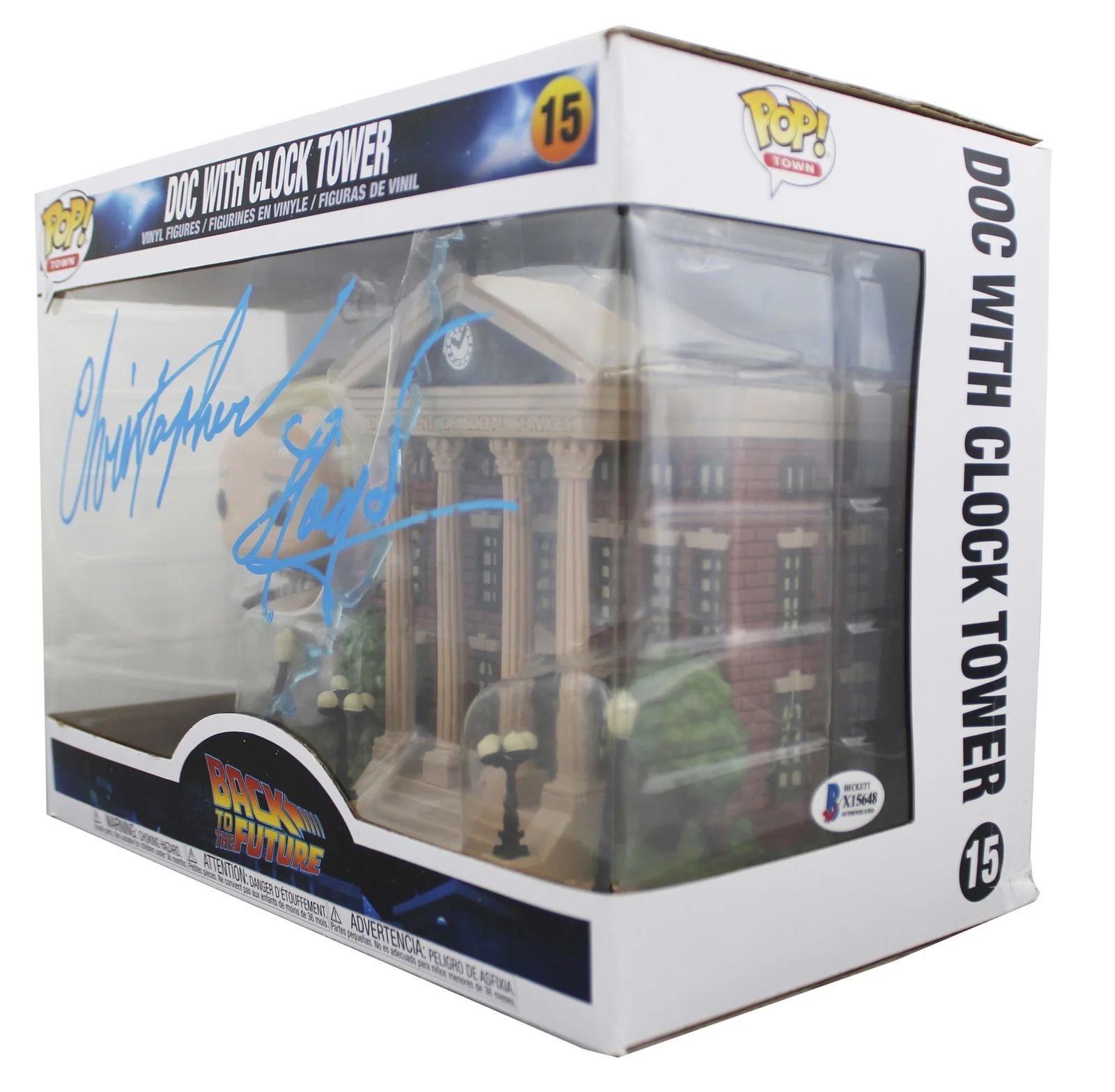 Christopher Lloyd — Christopher Lloyd Back To The Future Signed #15 Funko Pop Figure BAS #X15648, image 2