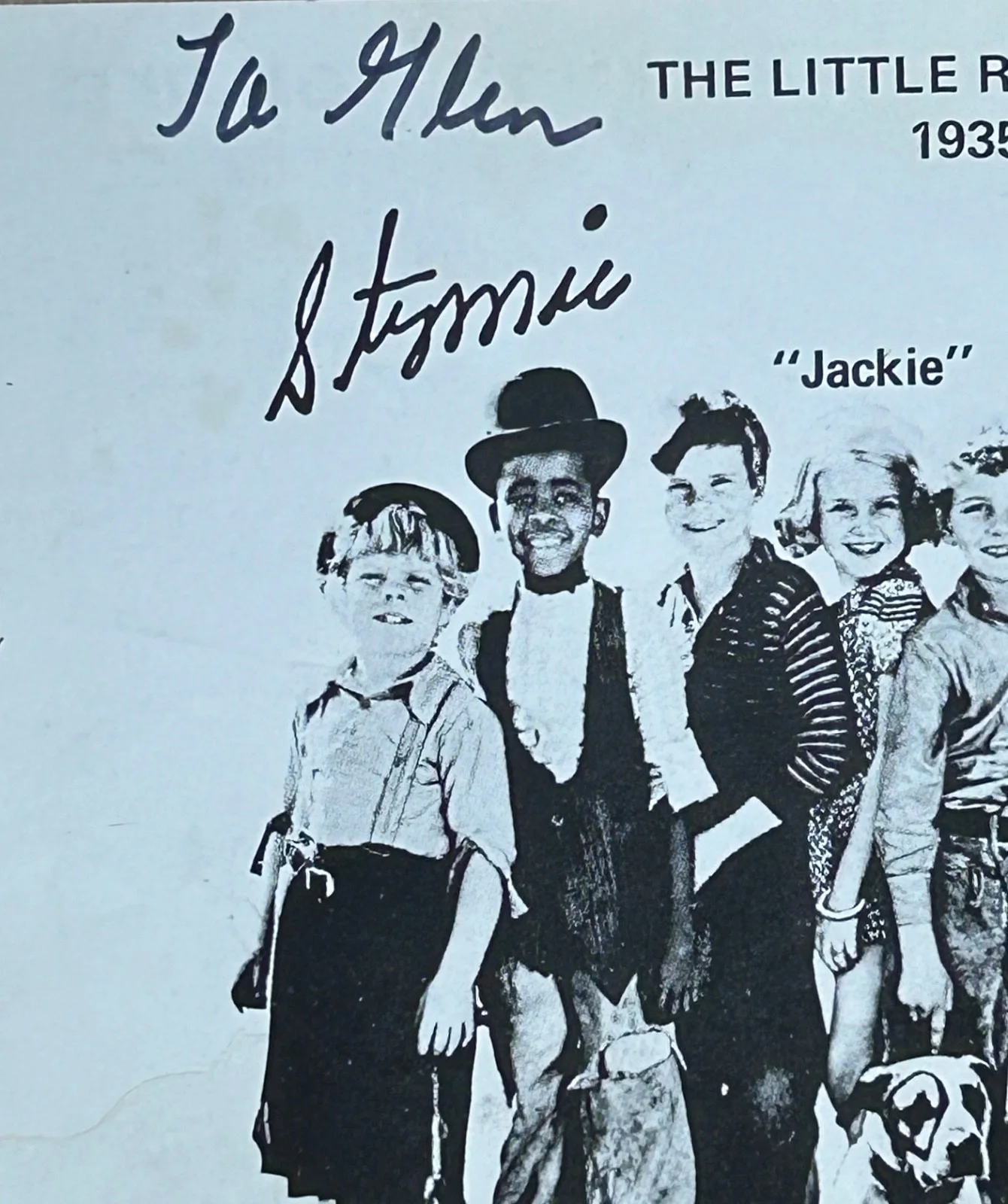 MATTHEW STYMIE BEARD—SIGNED PHOTO—Roach OUR GANG—Bogart•Pickford—NORMAN LEAR, image 3