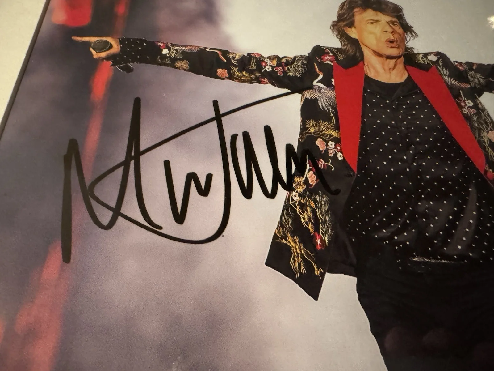 Mick Jagger Signed 8x10 Photo COA The Rolling Stones professionally Framed, изображение 3