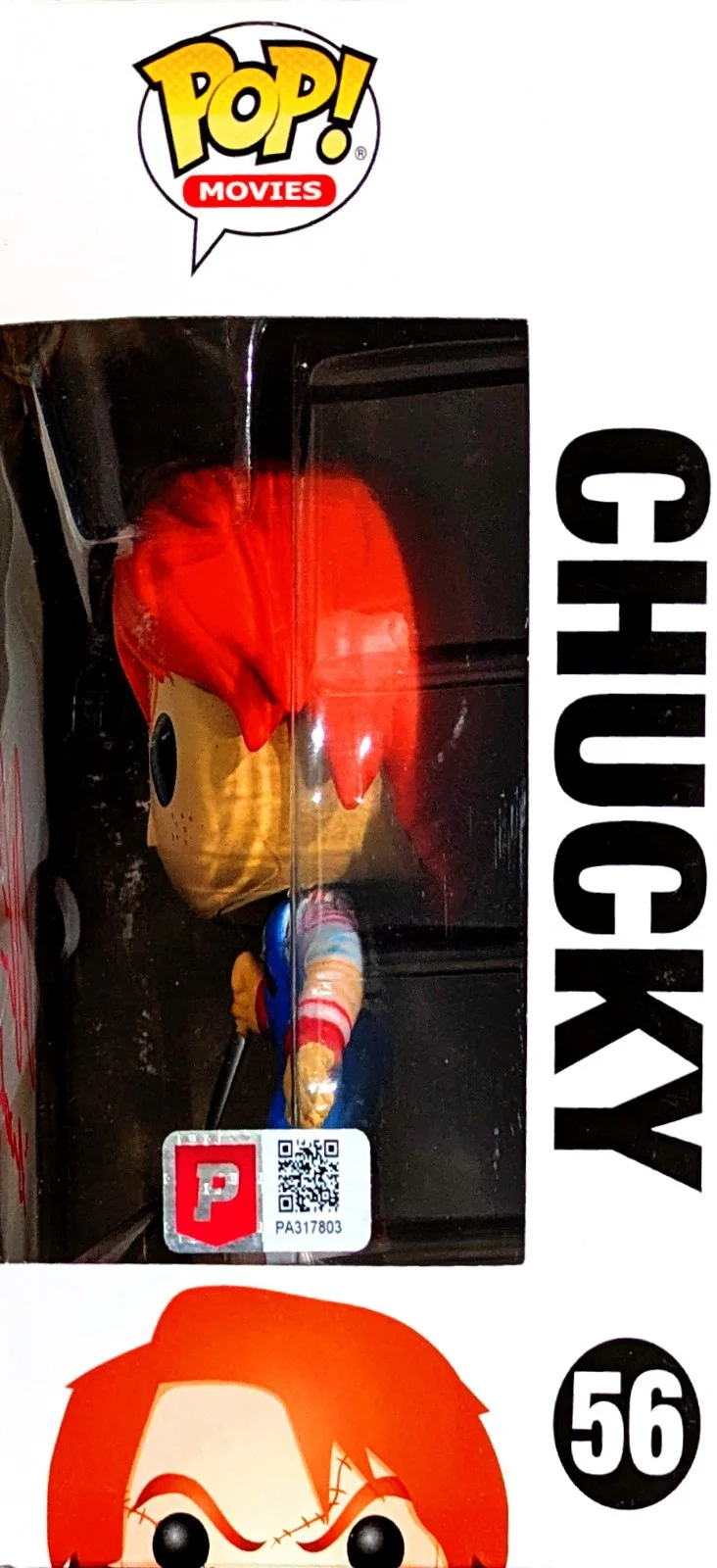 Alex Vincent — Alex Vincent Signed "Childs Play 2" #56 Chucky Funko Pop Inscribed "Andy" PA COA, image 2