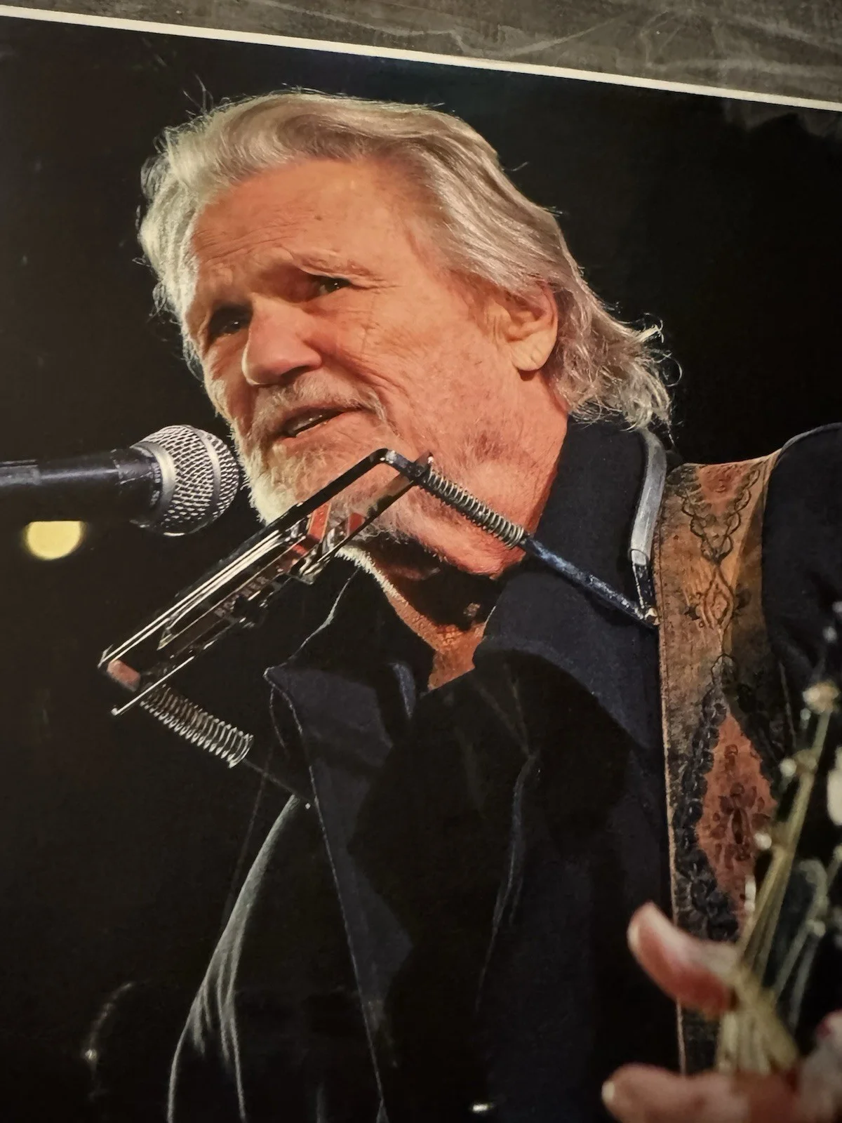 KRIS KRISTOFFERSON Signed 11x17 Concert POSTER 2014 MUSIC LEGEND (d.2024) COA, изображение 4