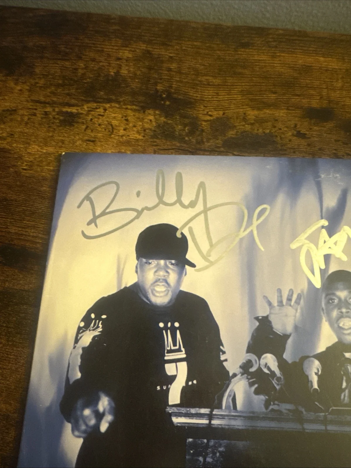MOP Billy Danze & Lil Fame signed Handle Ur Bizness Vinyl Beckett Coa Bas, image 4