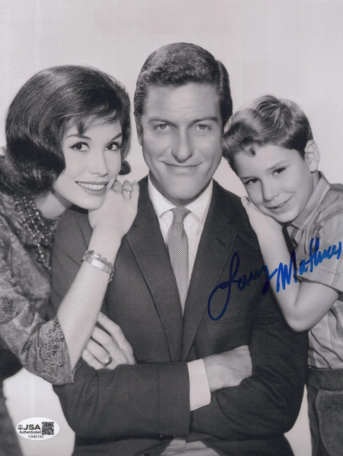 Larry Matthews — LARRY MATTHEWS Signed DICK VAN DYKE SHOW 8x10 Photo RITCHIE Autograph JSA COA