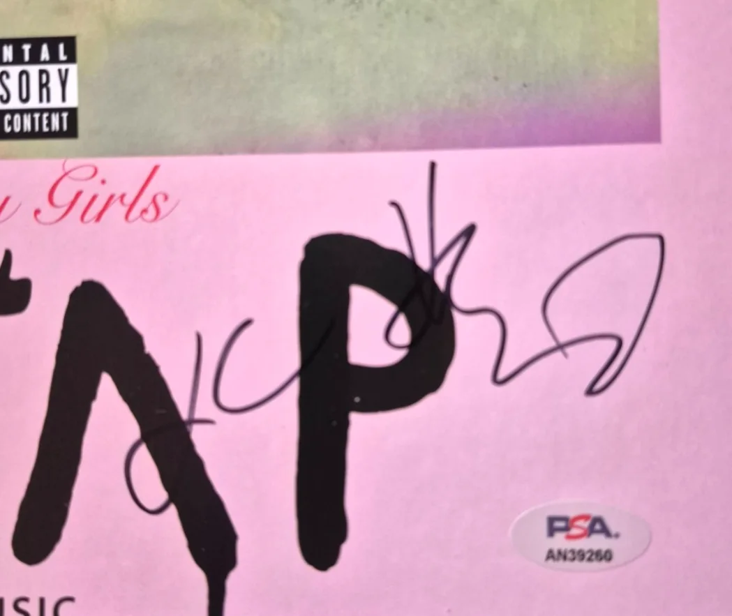 2 CHAINZ SIGNED AUTOGRAPHED PRETTY GIRLS LIKE TRAP MUSIC ALBUM VINYL PSA COA, изображение 2