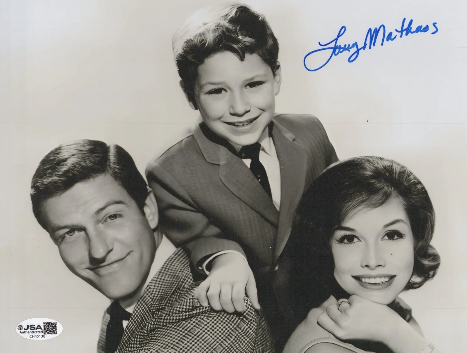 Larry Matthews — LARRY MATTHEWS Signed DICK VAN DYKE SHOW 8x10 Photo RITCHIE Autograph JSA COA