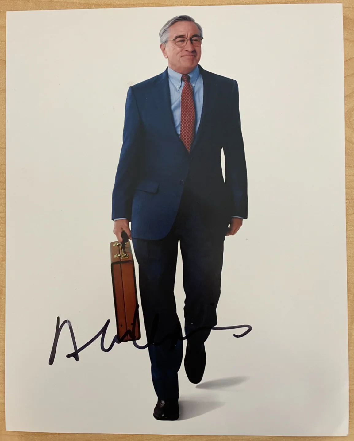 Robert DeNiro — Robert DeNiro Signed Autograph 8x10 Color Glossy Photograph "The Intern"