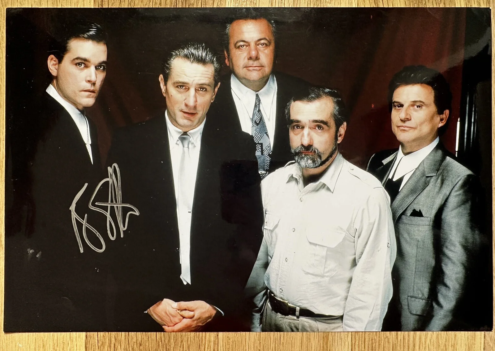 Ray Liotta — Ray Liotta Signed Martin Scorsese Goodfellas 8x12 Photo In Person