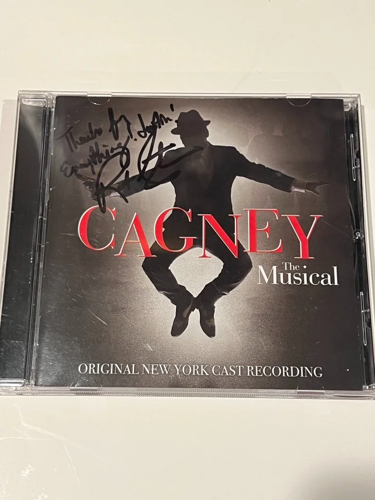 BROADWAY CAST — CAGNEY THE MUSICAL CD HAND SIGNED ROBERT CREIGHTON ORIGINAL BROADWAY SHOW