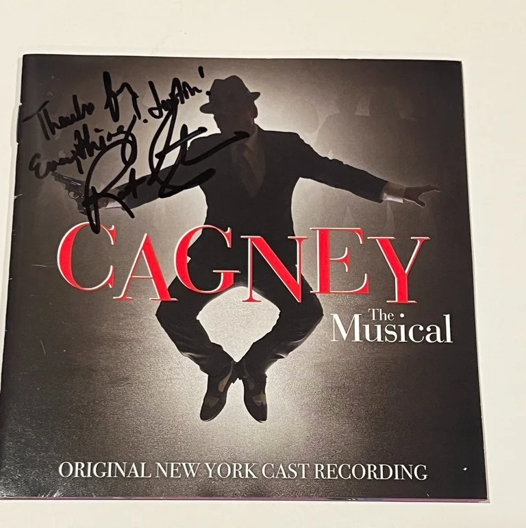 BROADWAY CAST — CAGNEY THE MUSICAL CD HAND SIGNED ROBERT CREIGHTON ORIGINAL BROADWAY SHOW, изображение 2