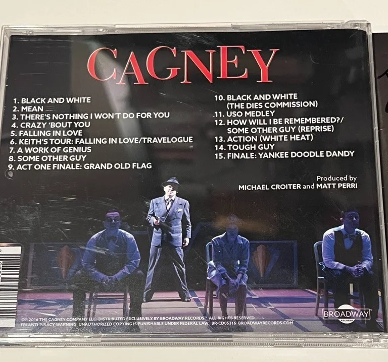 BROADWAY CAST — CAGNEY THE MUSICAL CD HAND SIGNED ROBERT CREIGHTON ORIGINAL BROADWAY SHOW, изображение 4
