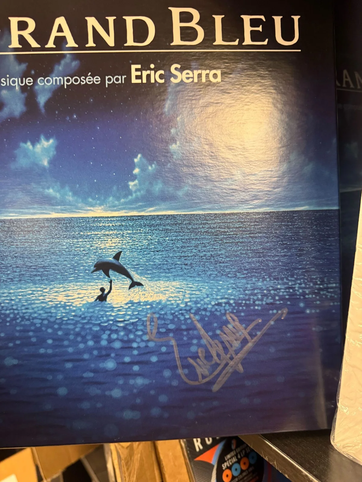 Deluxe Box set Eric Serra Le Grand Bleu 3LP 3 CD X 2 + DVD SIGNED BOX NEW, image 2