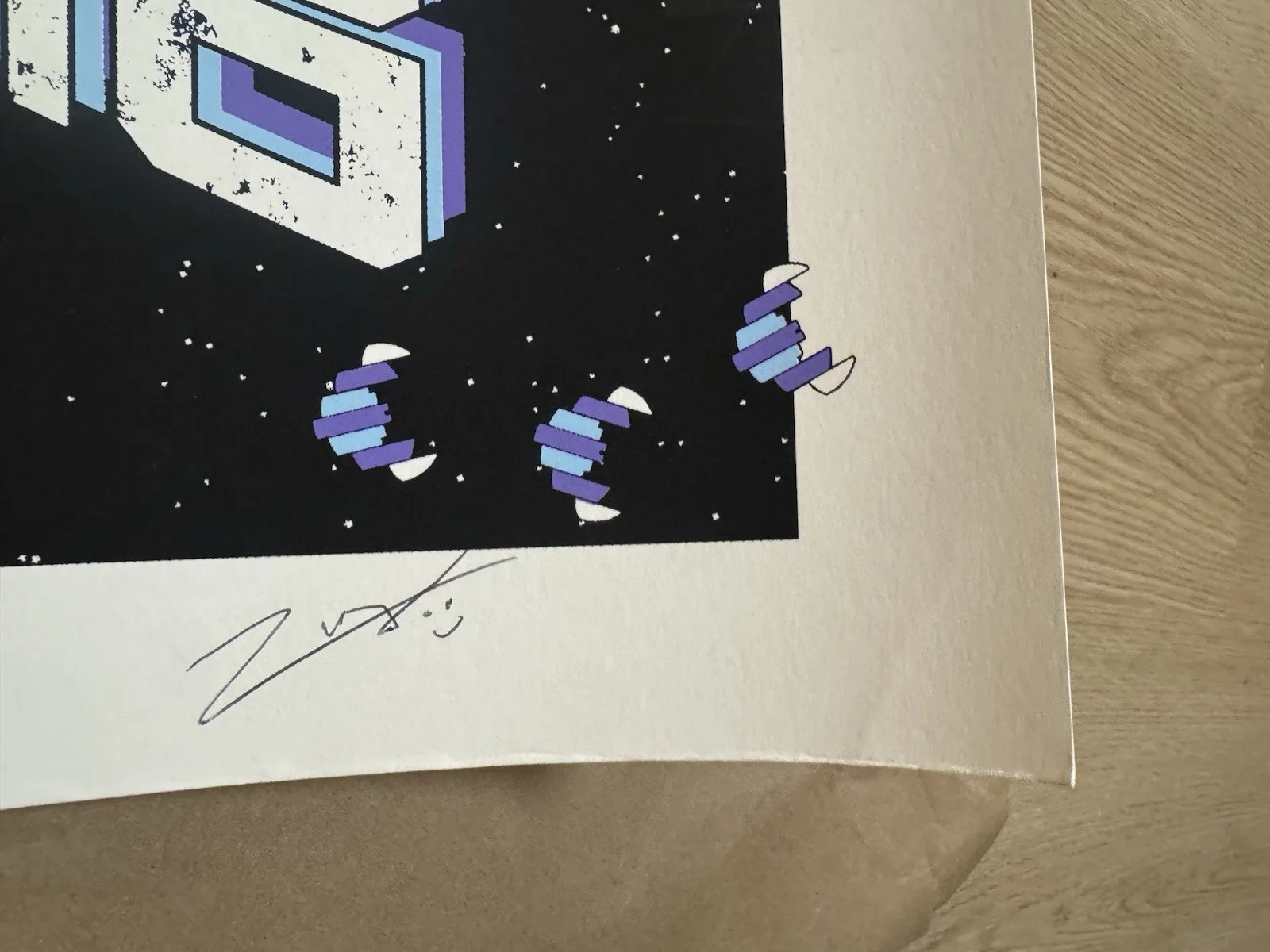 The Entire Band — Autographed Dopapod New Year's Eve Run Poster 2014-2015 Luke Stratton, изображение 2